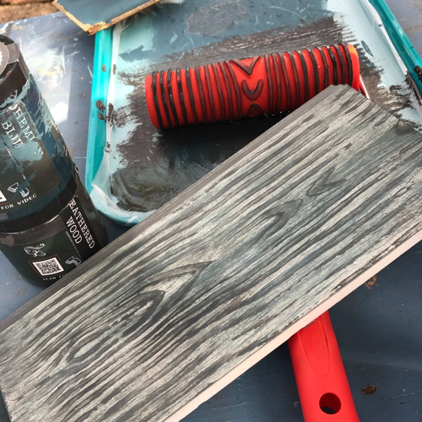 Rouleau Peinture - PatternProPaintRoller™ - Grain de Bois